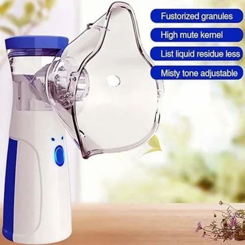 Portable Mesh Nebulizer for Adults & Kids – USB Rechargeable, Silent Mist Inhaler
